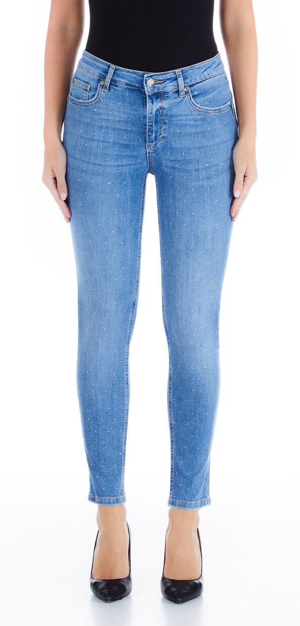 Liu Jo Jeans skinny con strass